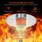 50000 BTU Stainless Steel Propane Outdoor Heater with Trip Over Protection and 2 Handles